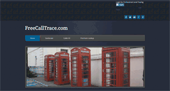 Desktop Screenshot of freecalltrace.com
