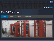 Tablet Screenshot of freecalltrace.com